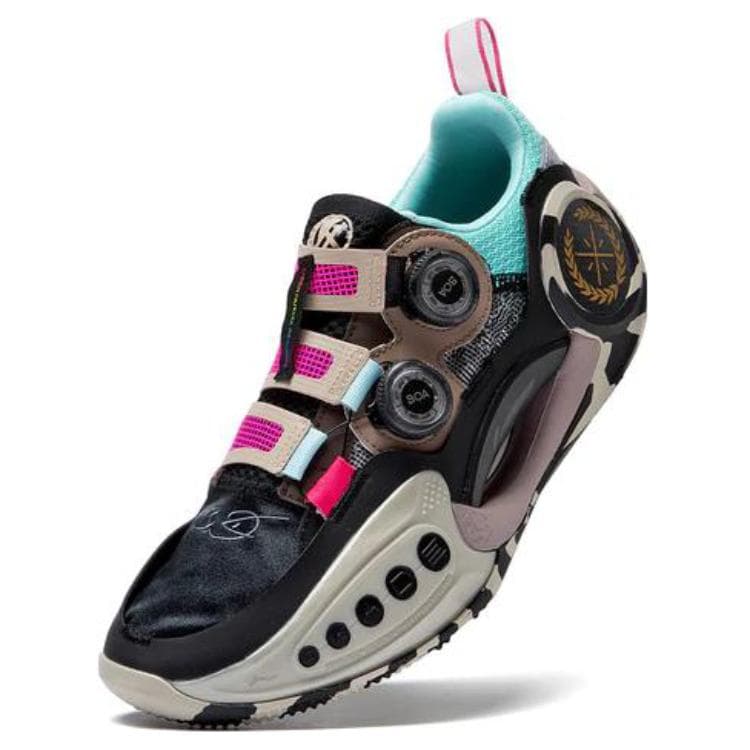 LiNing WOW 9 Lowtop Black/Blue/Pink