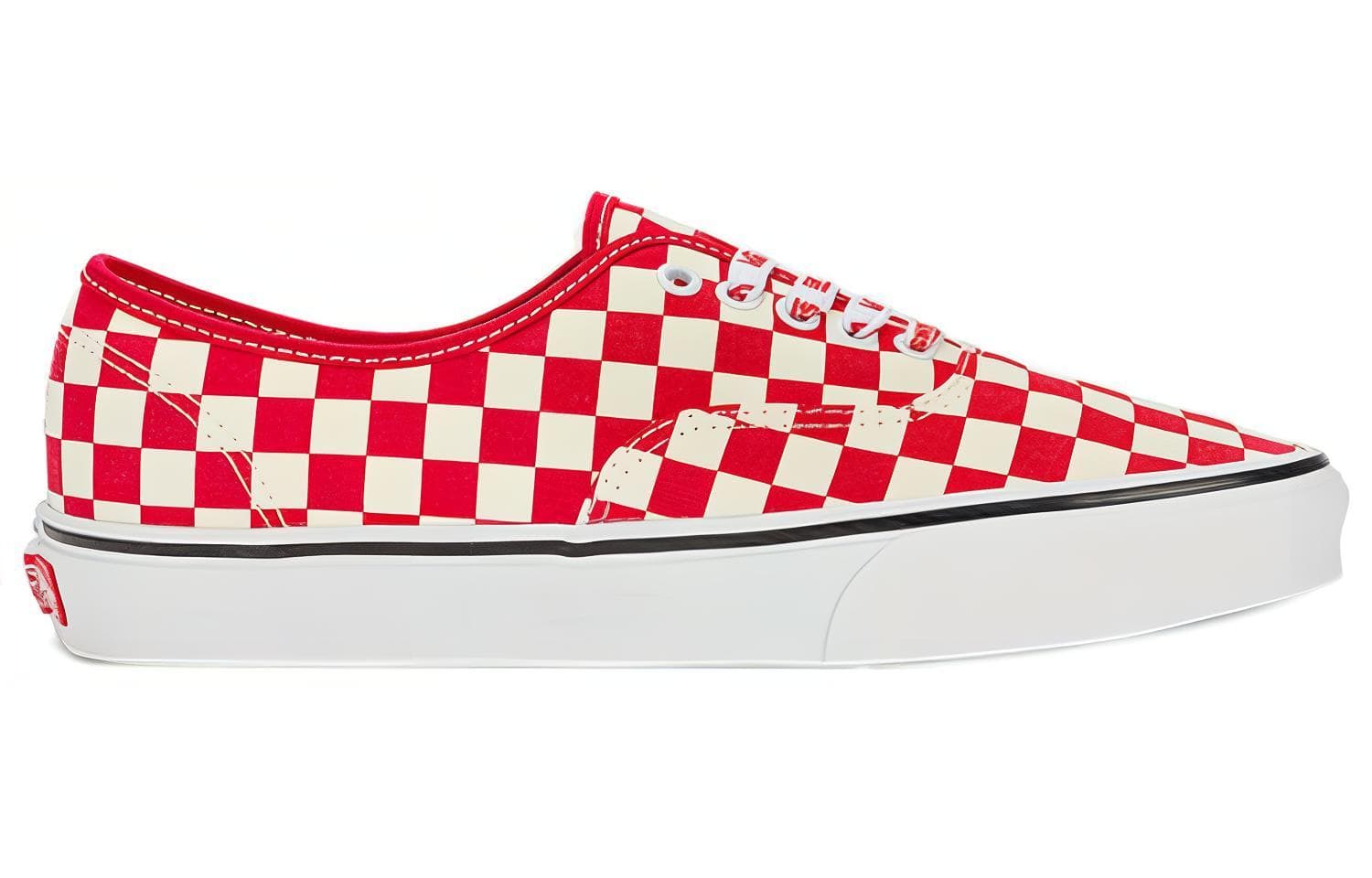 Vans Authentic Check Racing 'Red'
