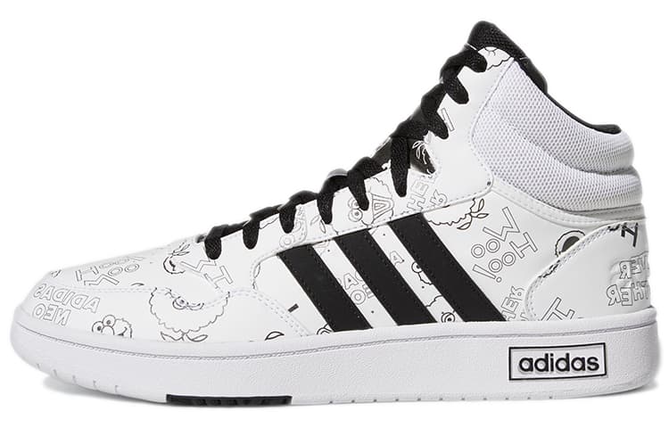Adidas Hoops 3.0 Mid 'White Black'
