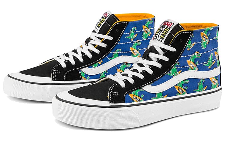Vans SK8 HI High Blue/Yellow/Green