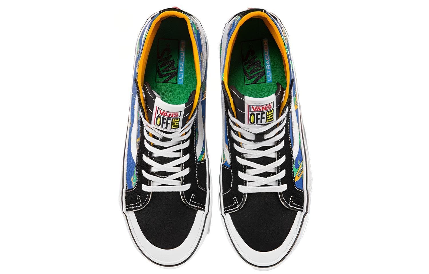 Vans SK8 HI High Blue/Yellow/Green