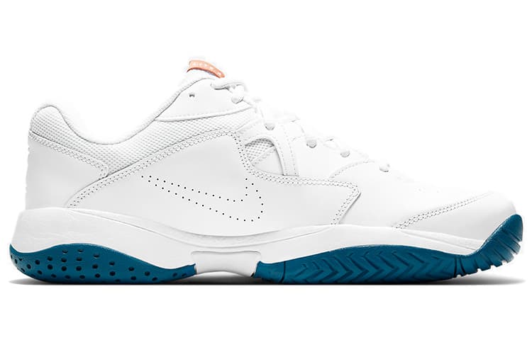 Nike Court Lite 2 Breathable Tennis White Orange Blue