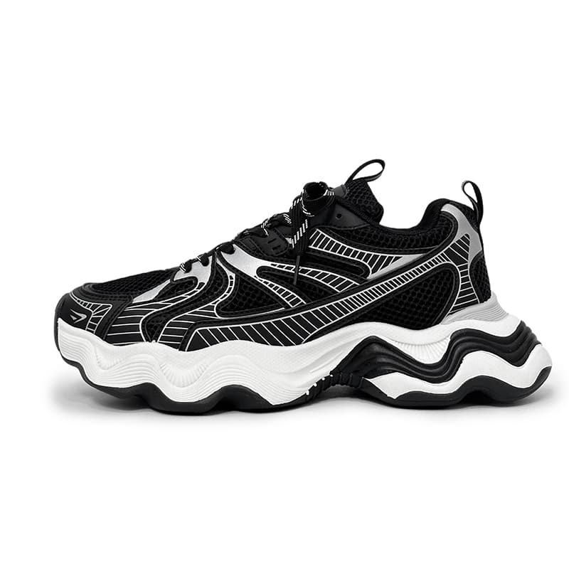 BAOZAOGONGYANG Mesh, Synthetic Resistant, Resistant, Breathable Chunky White Black