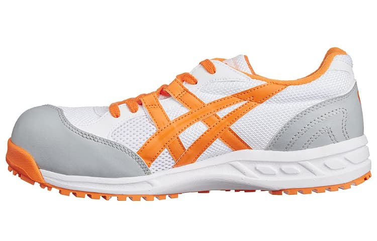 ASICS Winjob 33L 3E Wide White/Orange/Yellow 36