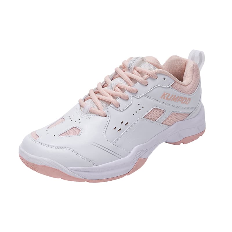 KUMPOO Breathable Support Badminton White Pink