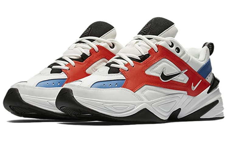 Nike M2K Tekno White Black Orange