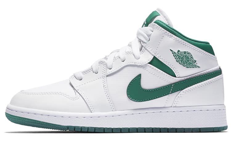 Jordan 1 Mid SE GC White Mystic Green GS