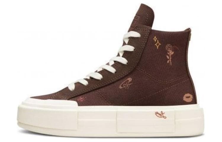 Chuck Taylor All Star Converse Cruise High 'Tiny Tattoos' Brown