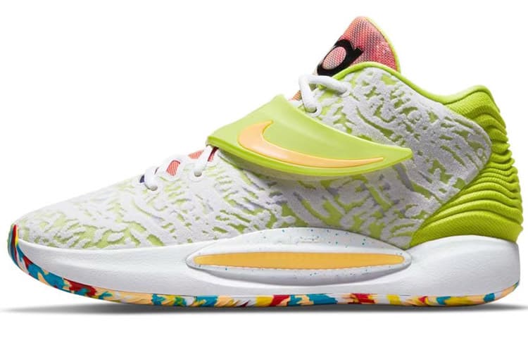 Nike KD 14 EP 'Cyber' Mid White Green Asian Version