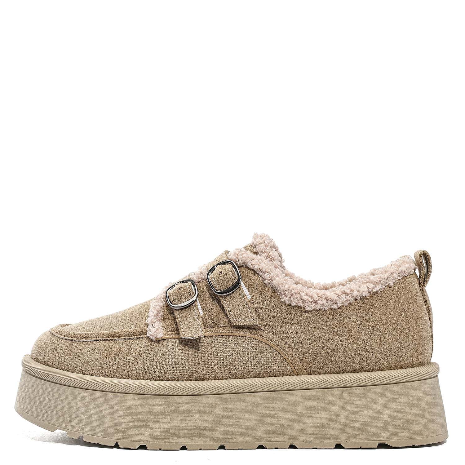Feiyue Box Included Fall Winter Thickened Fleece Lined Vamp Ankle Length