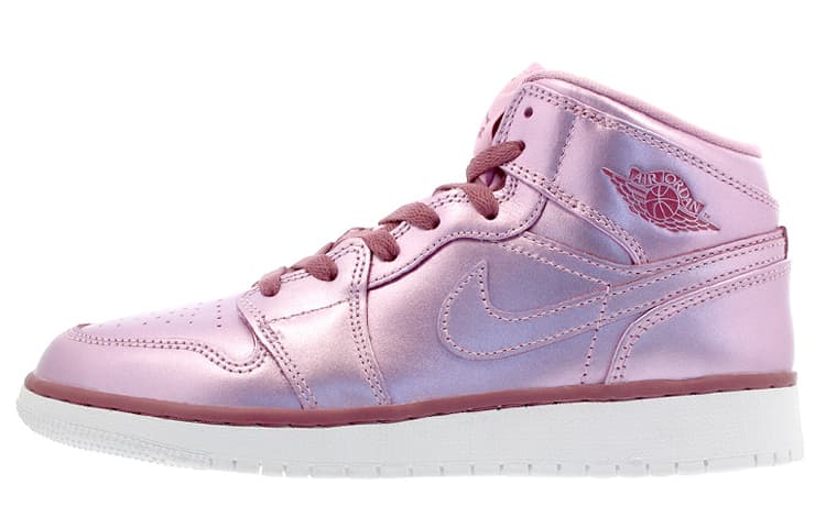 Air Jordan 1 Mid Se 'Pink Rose' Gs
