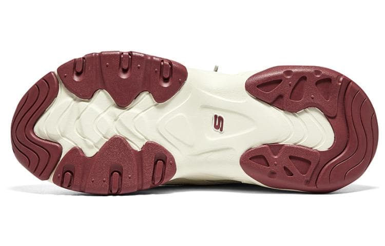 Skechers D'lites 3.0 'White Burgundy'