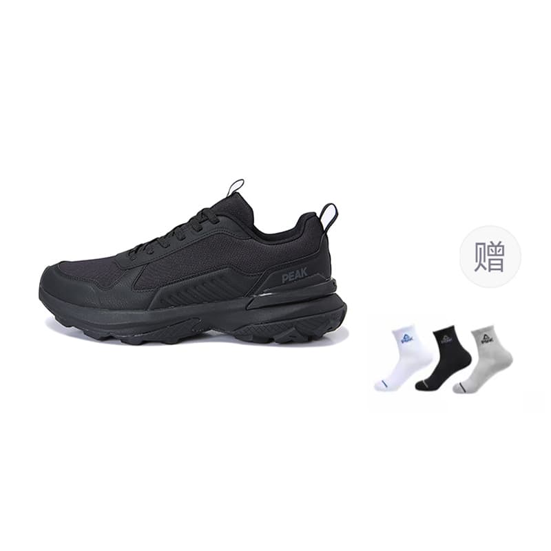 PEAK Tai Ji2.0 Mesh All Black All Black (Comes with 1 Pair of Socks)
