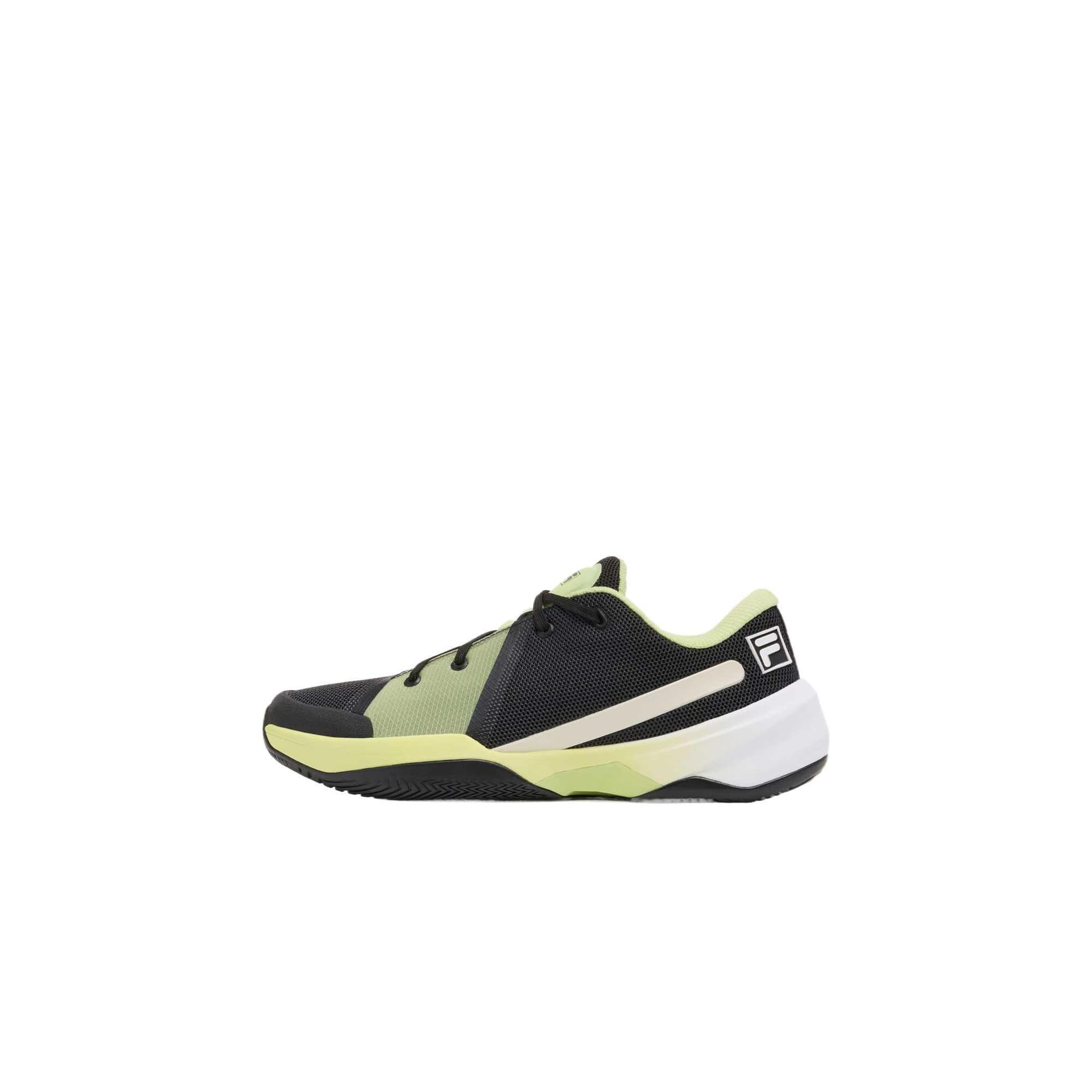 FILA FIRE ACE Comfortable Round Toe Tennis Black Green Black