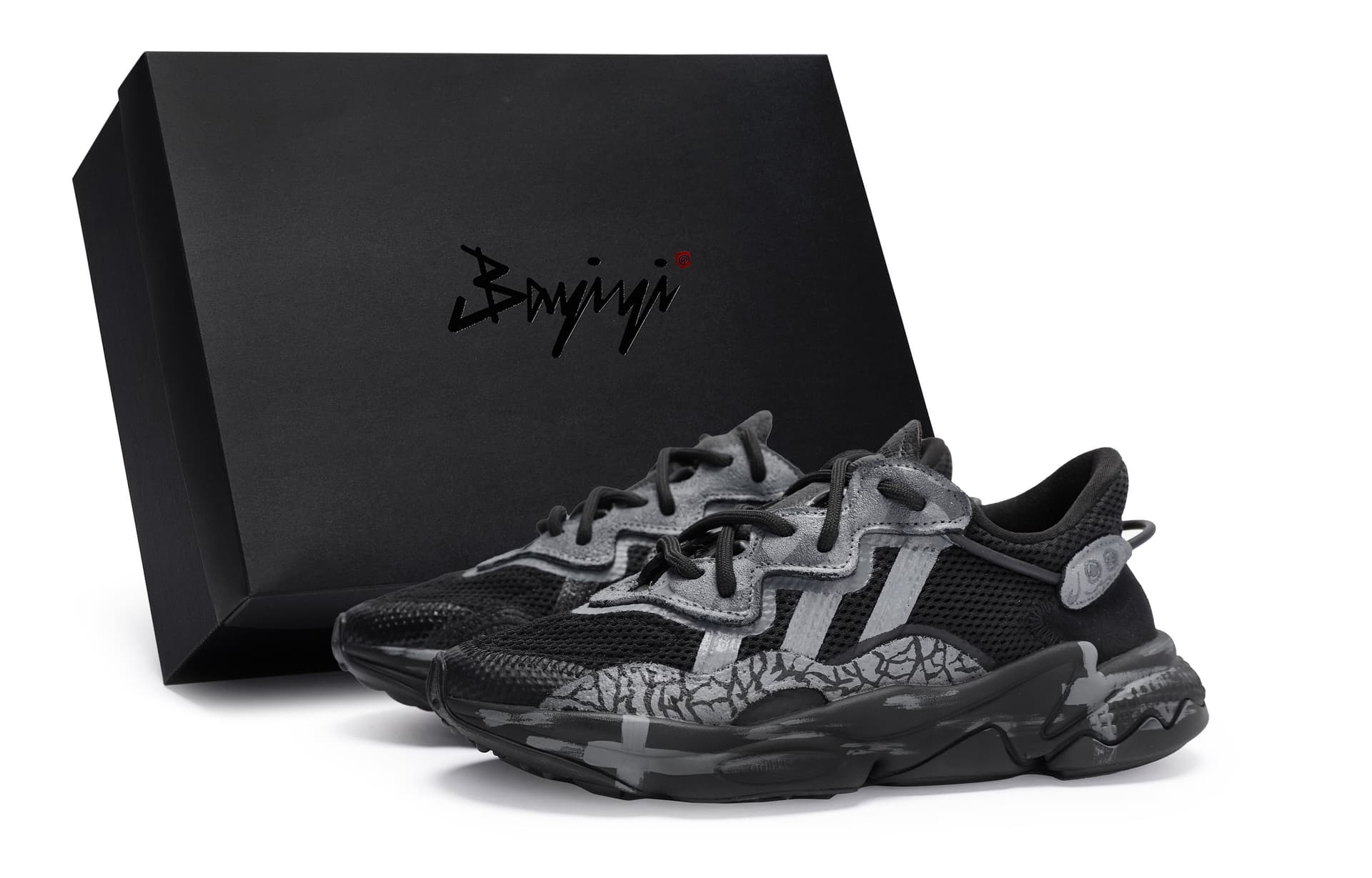 Adidas Originals Ozweego 811 Manufacturing, Dusk Of The Tomb, Special Shoe Box