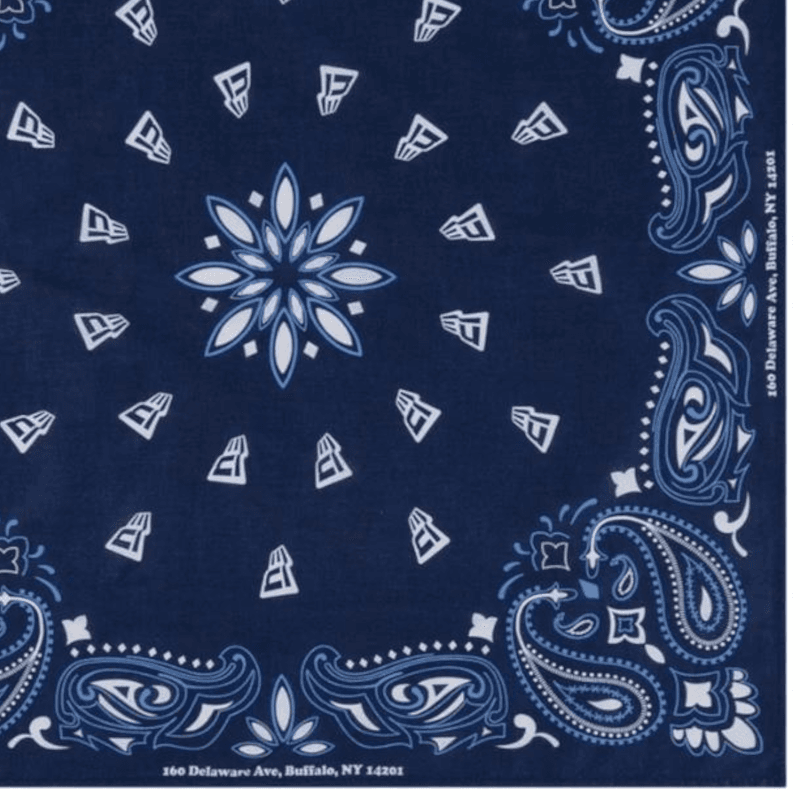 New Era Cotton Headwraps Dark Blue
