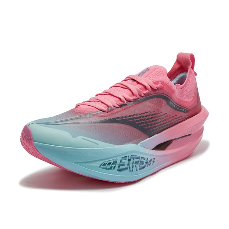 361° Furious Future 2.0 Breathable Carbon Plate Marathon Racing Blue Pink