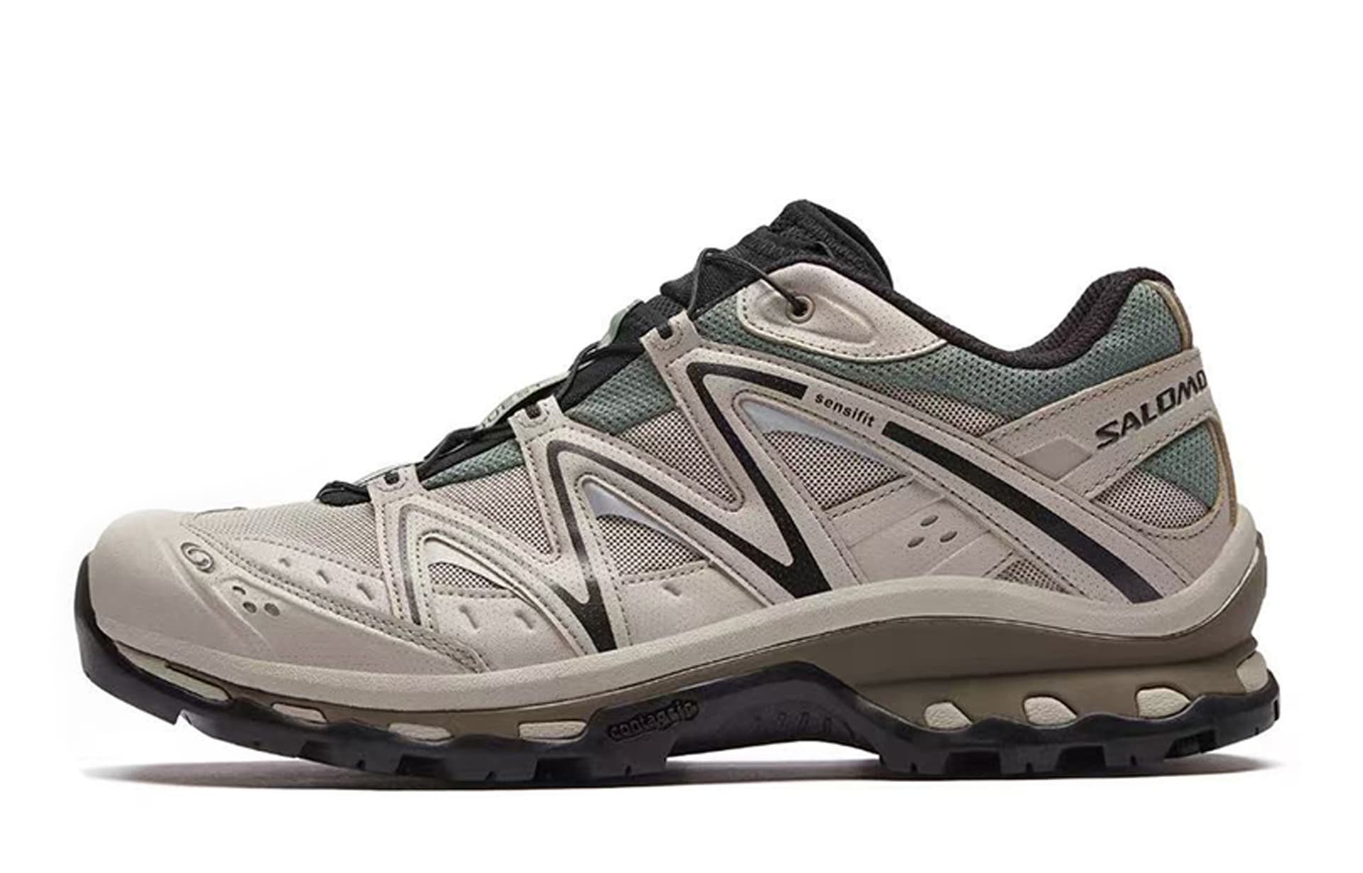 SALOMON XT Quest 811 Manufacturing, Milk Tea Gray Green, Special Shoe Box Outdoor