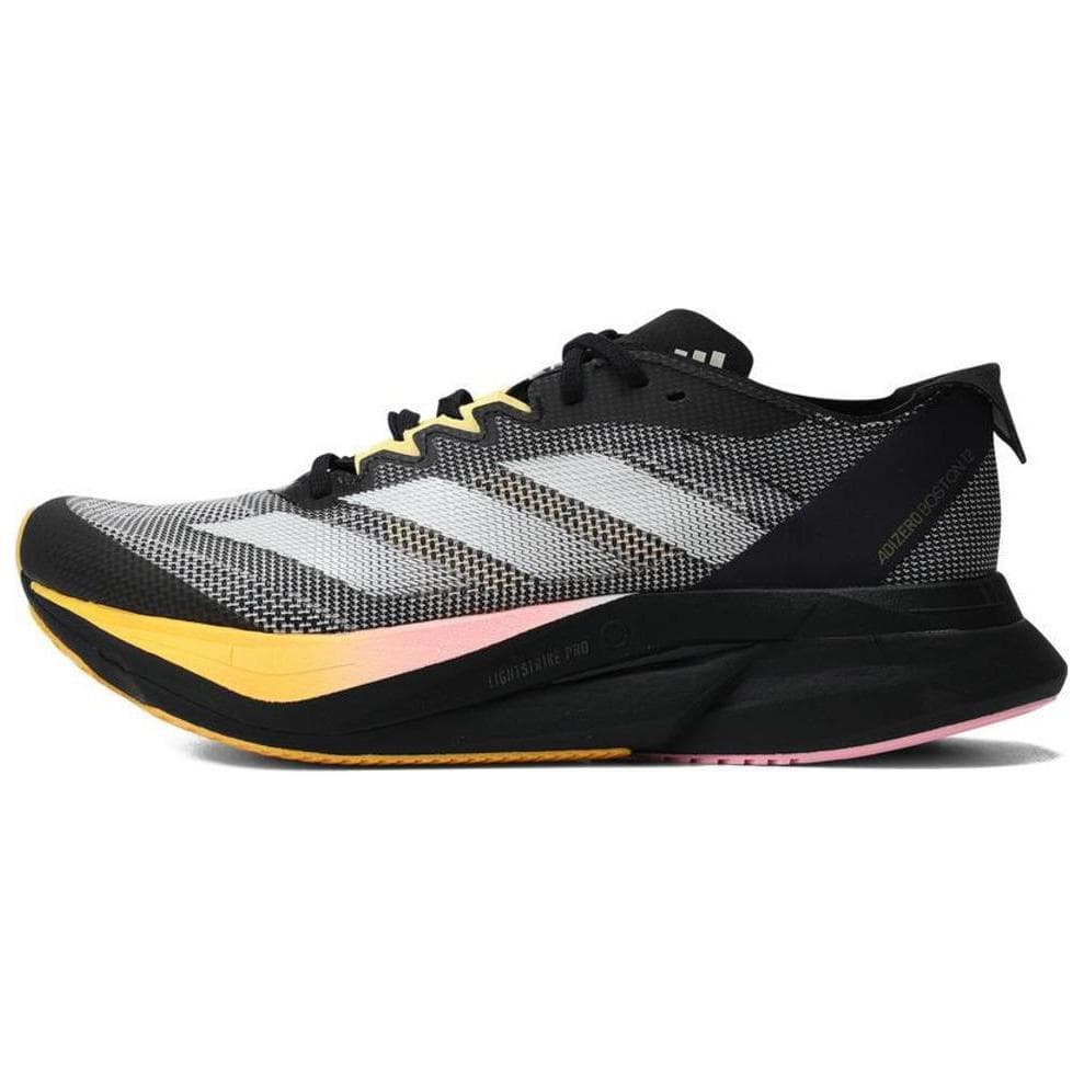 Adidas Adizero Boston 12 Comfortable Long Distance Black Gray