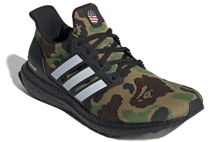 UltraBoost A Bathing Ape x UltraBoost Adidas 4.0 'Green Camo'