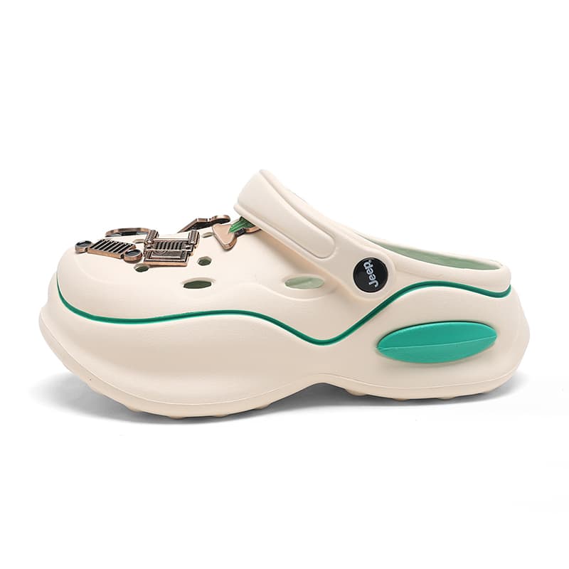Jeep Clogs Beige Green