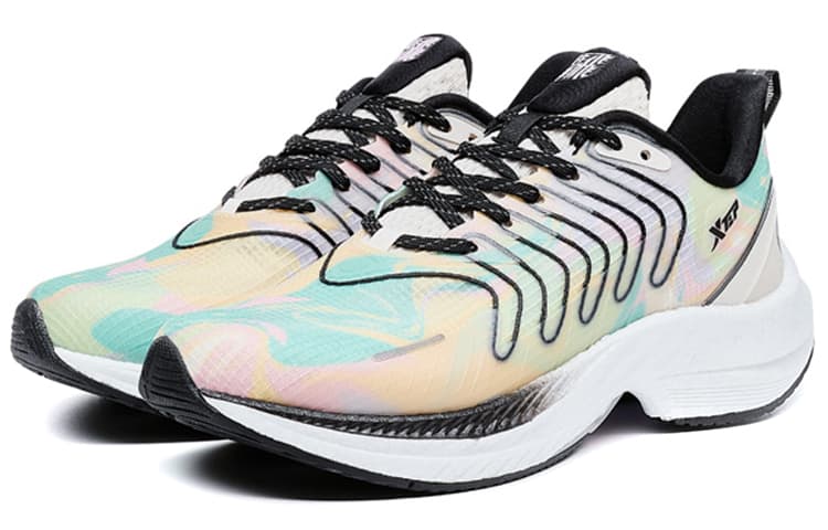 XTEP Speeding 3.0 Mesh Beige Green Purple