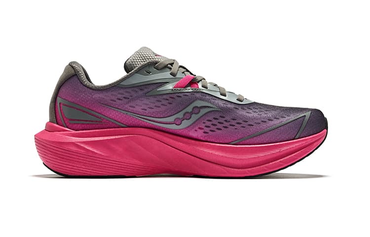 Saucony SLAY 2 Mesh Breathable Marathon Long Distance Racing Gray Red