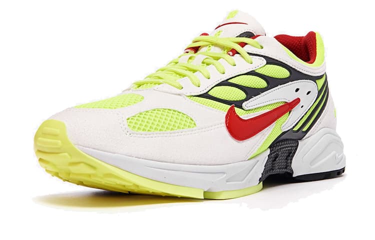 Nike Air Ghost Racer White Atom Red Neon Yellow