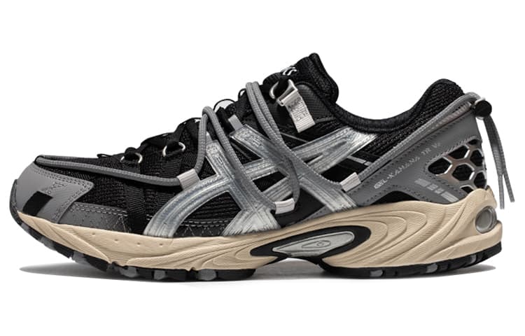 ASICS Gel Kahana TR V2 Breathable Lightweight Black Silver 39.5