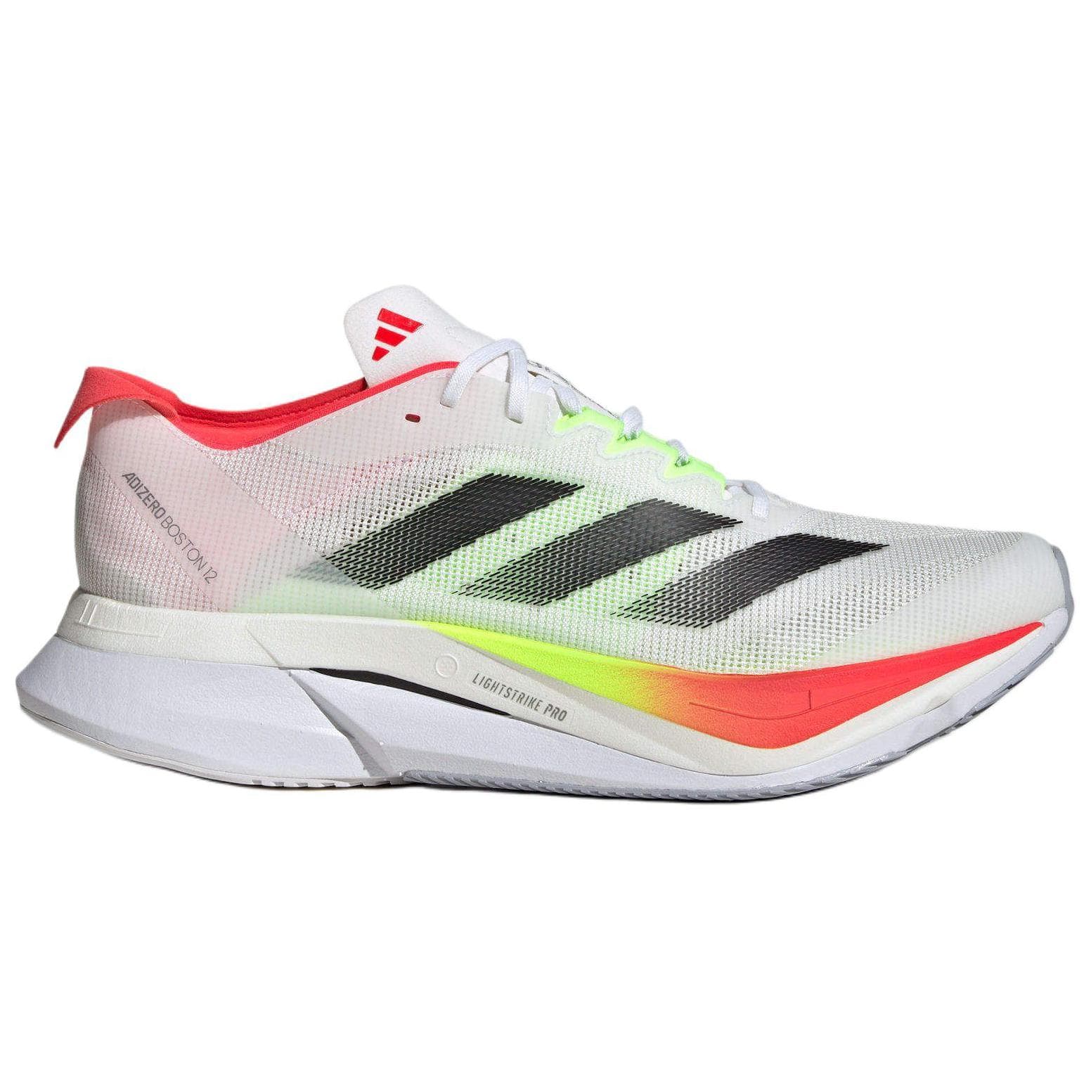 Adidas Adizero Boston 12 Breathable Long Distance White Black