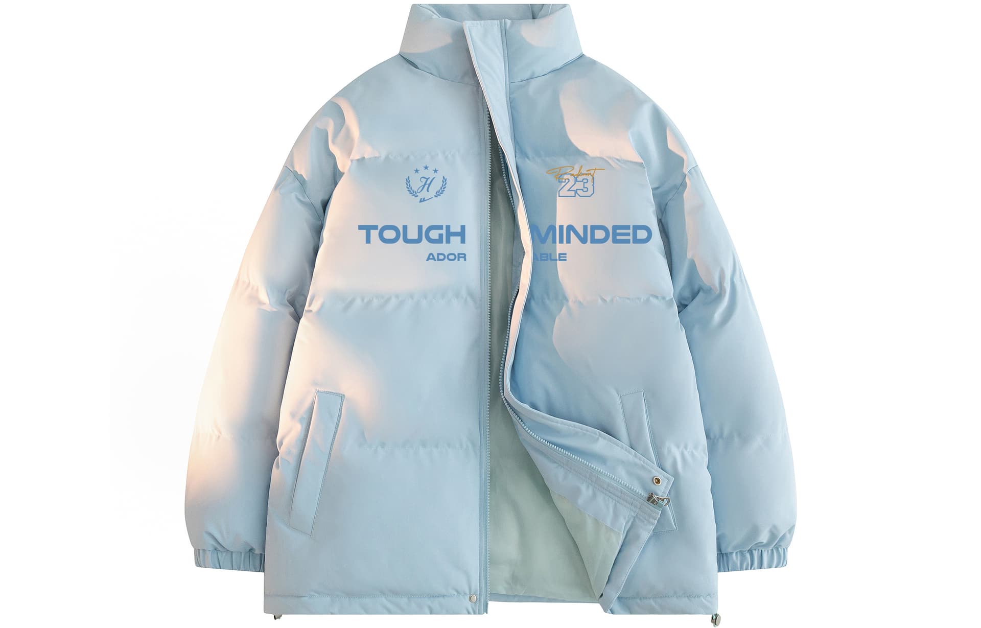 Warrior Huichao Riding The Wind Collection Puffer Jacket Sky Blue