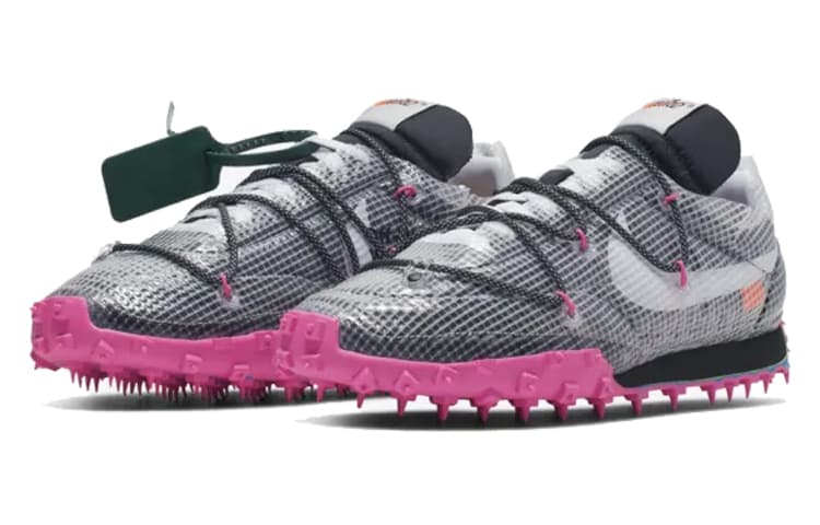 Nike X Off White Waffle Racer 'Fuchsia'