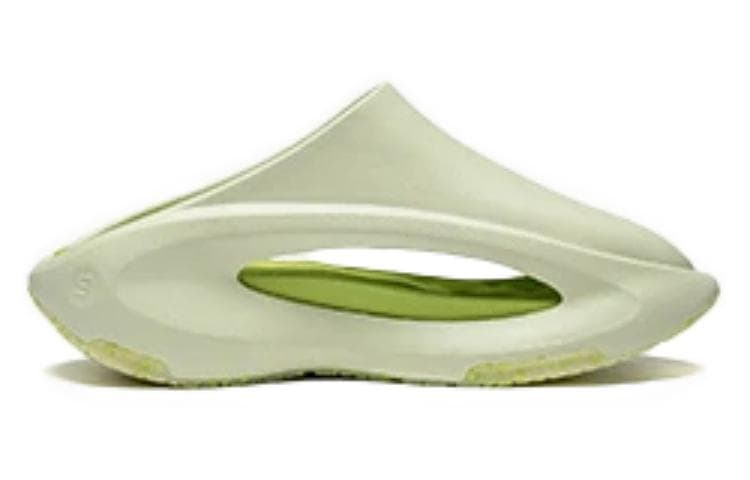 Li Ning Yun You Slay Comfortable Quiet Slide Slippers Light Fruit Green