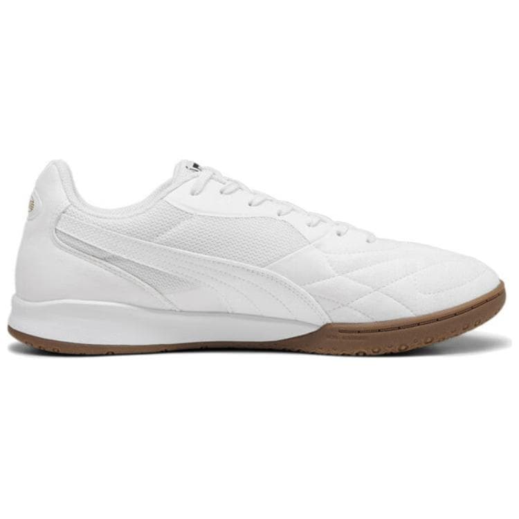PUMA KING Comfortable Lightweight Grassland AbrasionResistant Soccer White
