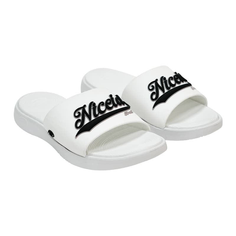 NICEID Slide Slippers White