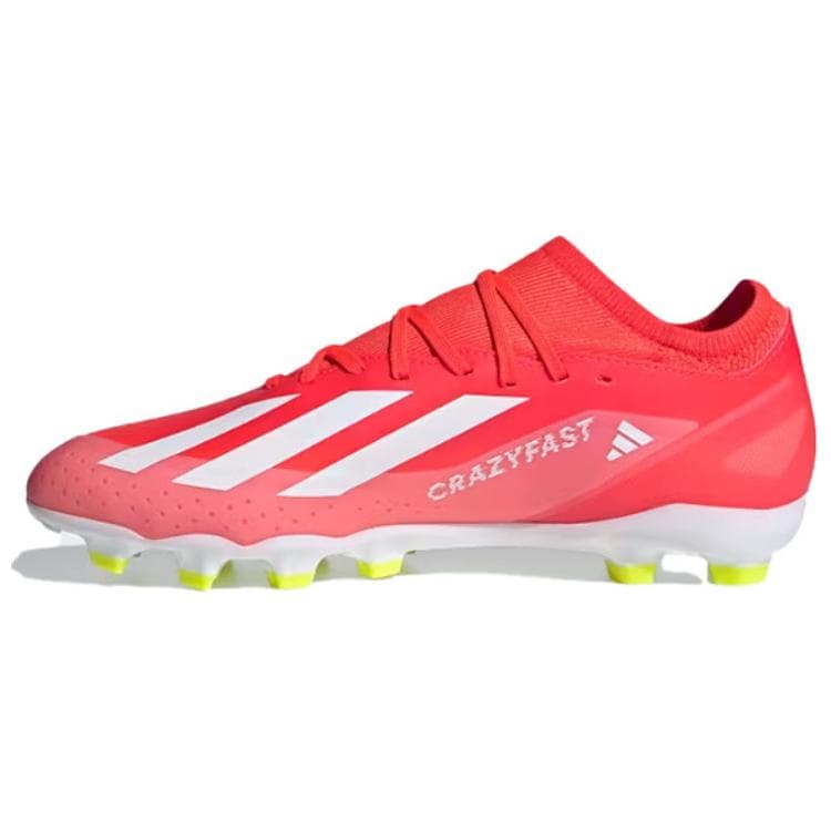Adidas X CRAZYFAST LEAGUE Natural Grass Soccer Red White