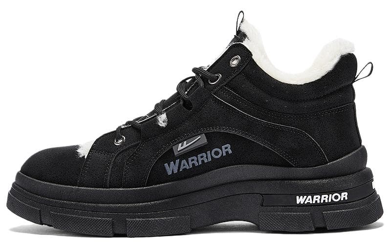 Warrior Fleece Lined Thermal, Trendy Workwear, Resistant, Mid Black