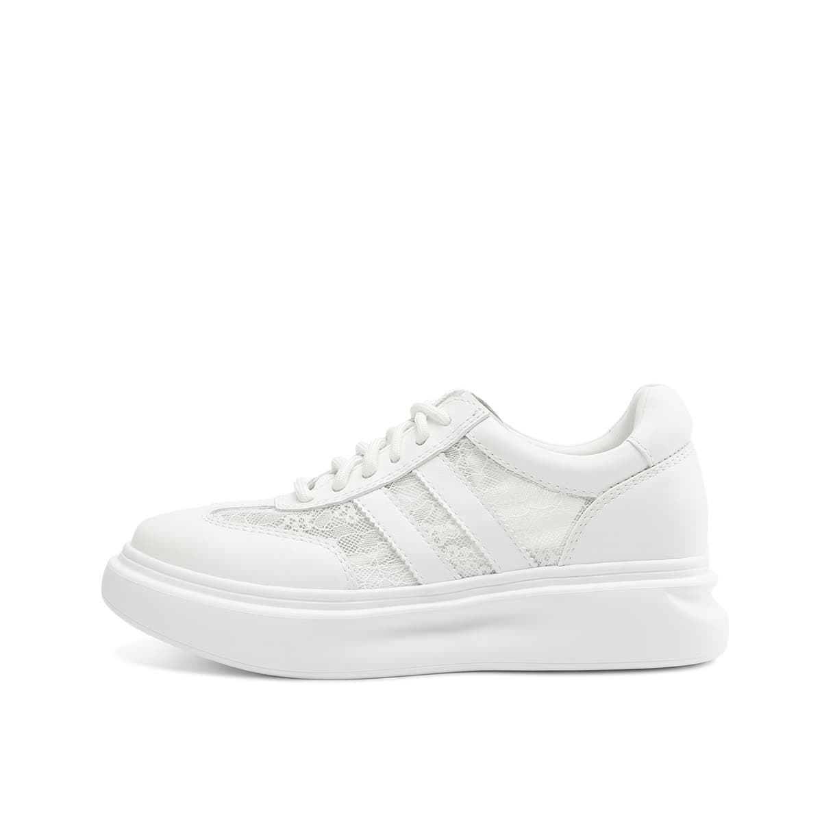 Rosa Bianca Cow Height Increasing Height Increasing White White Sheepskin Insole