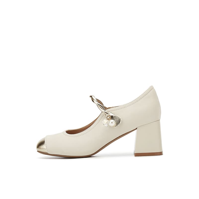 DAPHNE Synthetic Chunky Heel