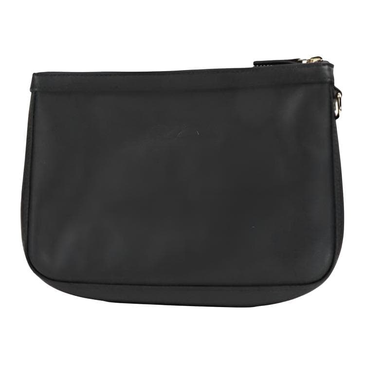 LONGCHAMP Makeup Bag Black & Red Basic Set (Bag+Dust Bag)