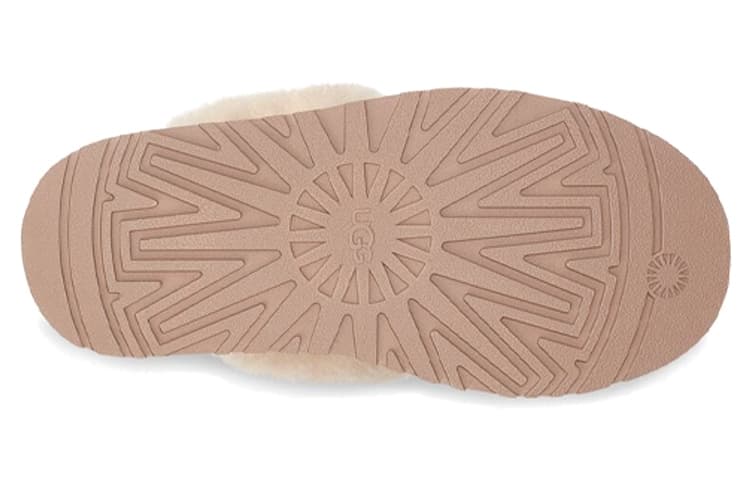 UGG Funkette Comfortable AbrasionResistant Winter FleeceLined Mules EVA SlipResistant Closed Toe Slippers