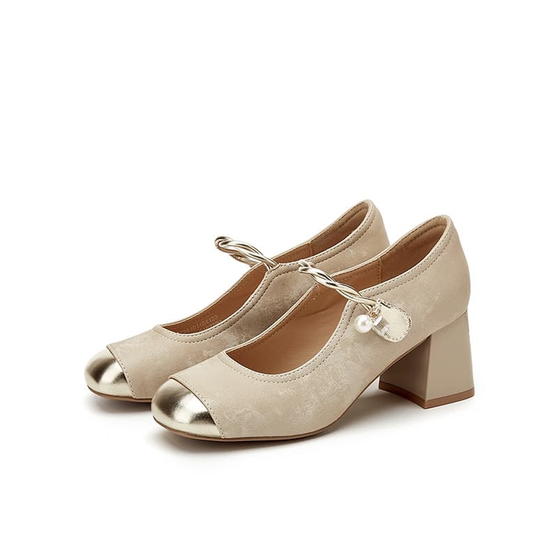 DAPHNE Synthetic Chunky Heel