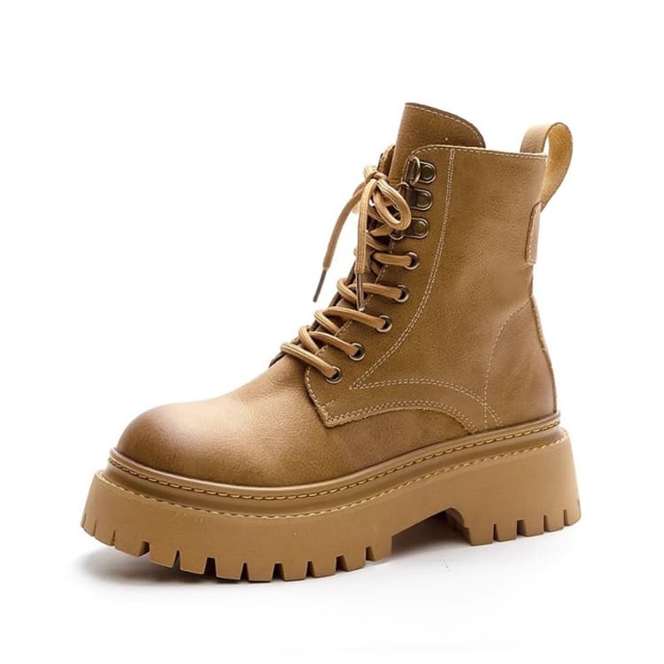 LIANGHUO 13cm Martin Boot Khaki Khaki