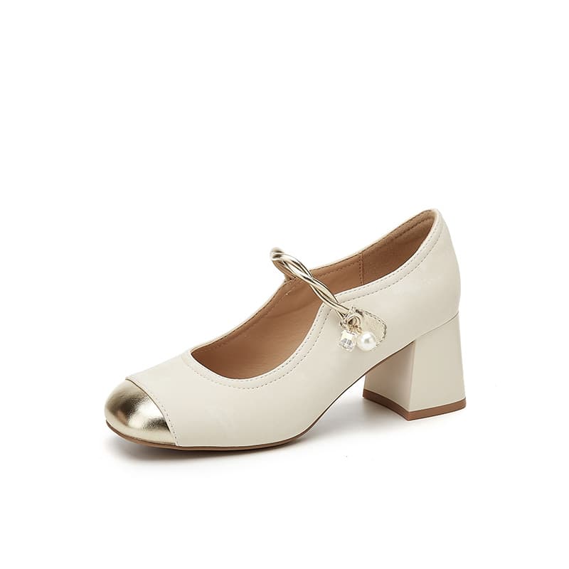 DAPHNE Synthetic Chunky Heel
