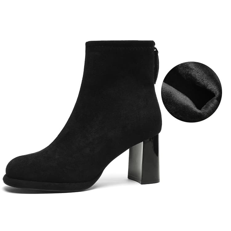 Mulinsen Fabric Ankle 7.5cm Black