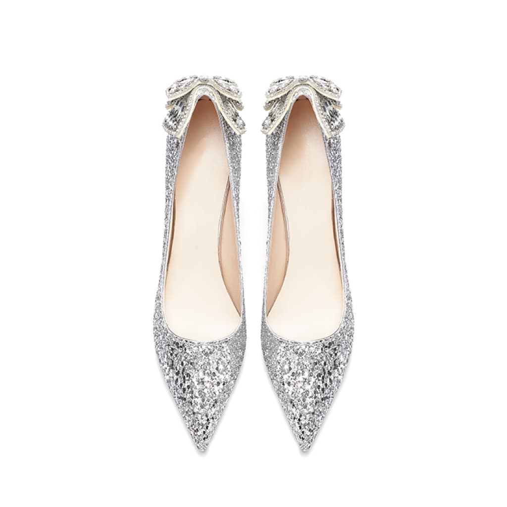 ANGEL BOY Slim Heel Moon Silver