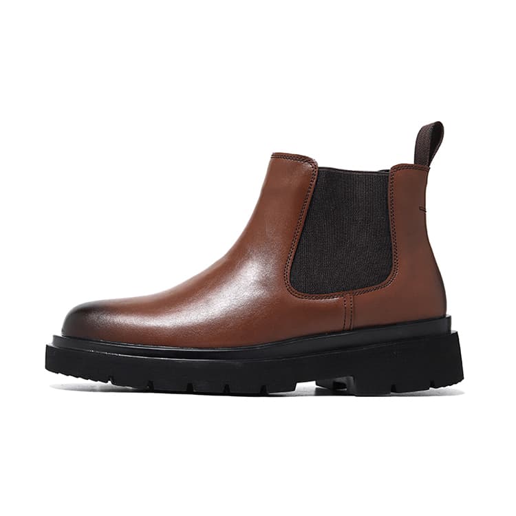 GZZ Chelsea Black/Brown Brown FleeceLined