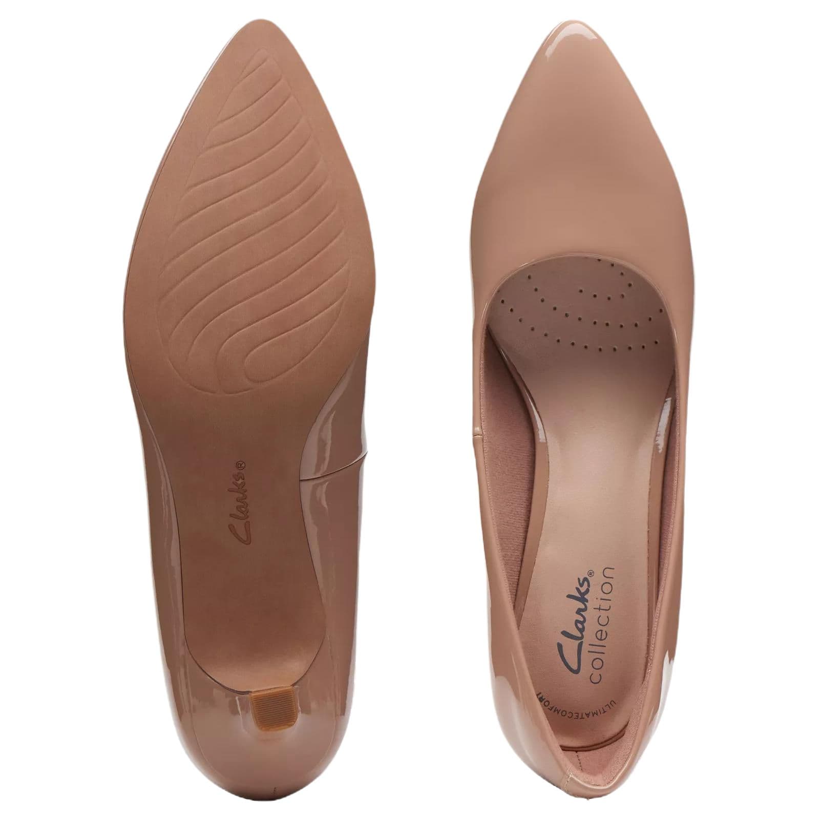 Clarks Shondrah Jade Slim Heel 3.5cm Umber