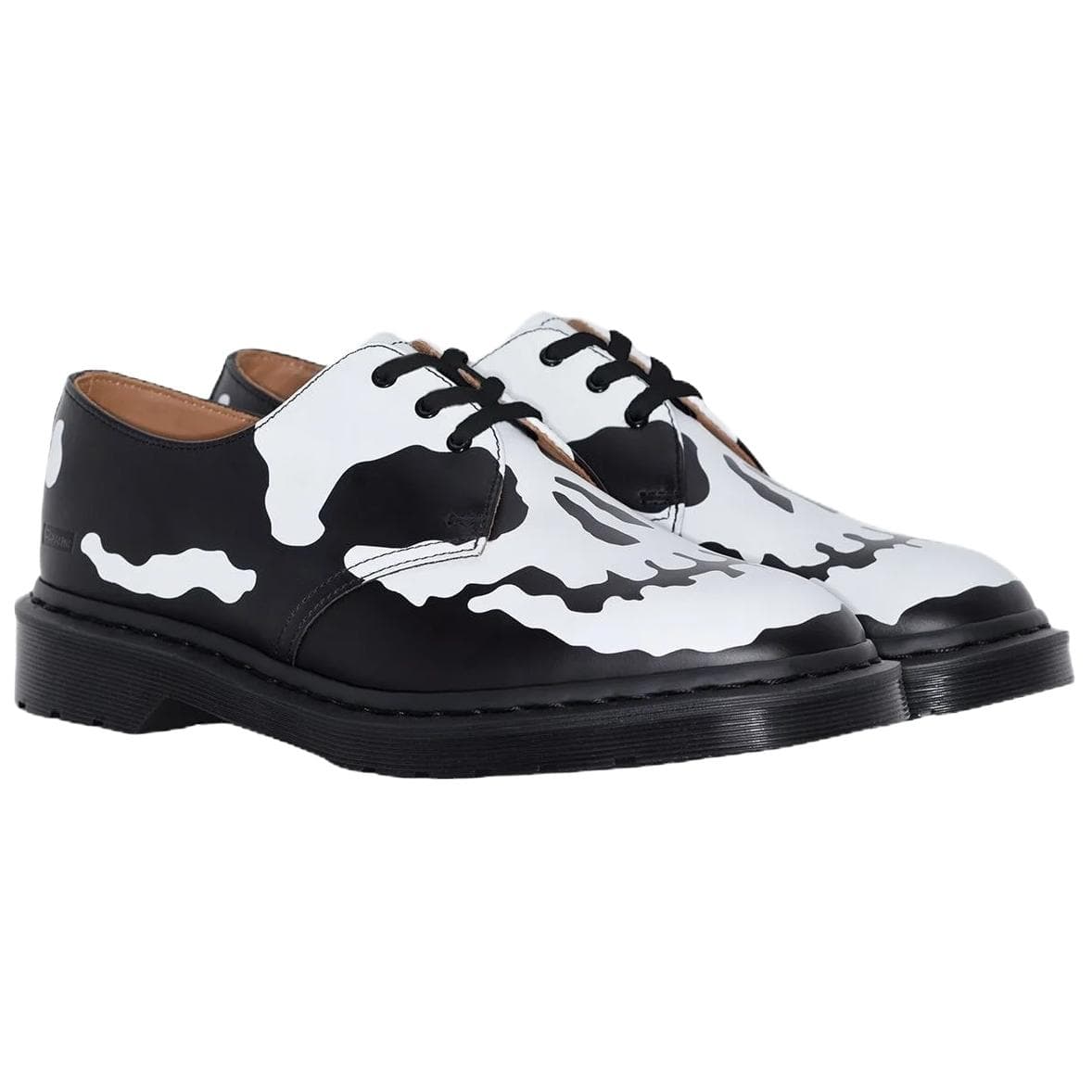 1461 Supreme x 1461 Dr.Martens 3Eye Shoe 'Skull Black White'