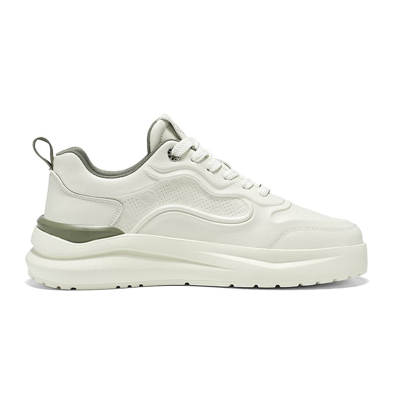 HLA Skate Lowtop White Blue Beige Green Beige Brown
